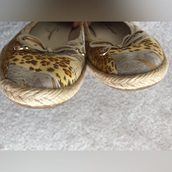 Salvatore Ferragamo Leopard Floral Espadrilles Sandals 8 4A - Picture 13 of 14
